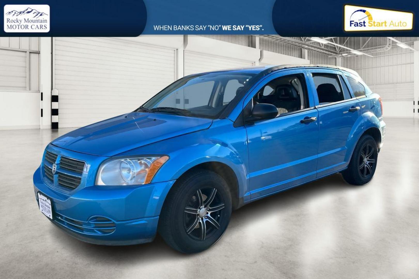 2009 Blue Dodge Caliber SE (1B3HB28A69D) with an 2.0L L4 DOHC 16V engine, Automatic, CVT transmission, located at 344 S Washington Blvd, Ogden, UT, 84404, (801) 399-1799, 41.255482, -111.970848 - Photo#8