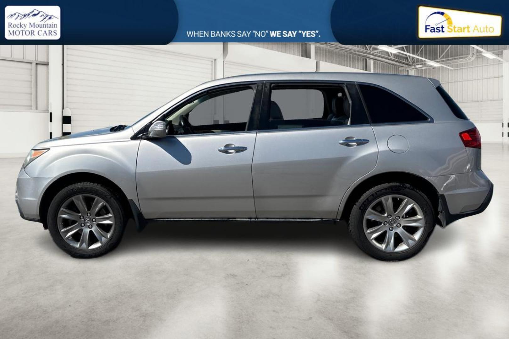 2010 Silver Acura MDX 6-Spd AT w/Advance and Ent. Pkg (2HNYD2H55AH) with an 3.5L V6 SOHC 24V engine, 6-Speed Automatic transmission, located at 767 S State Road, Pleasant Grove, UT, 84062, (801) 785-1058, 40.354839, -111.736687 - Photo#5