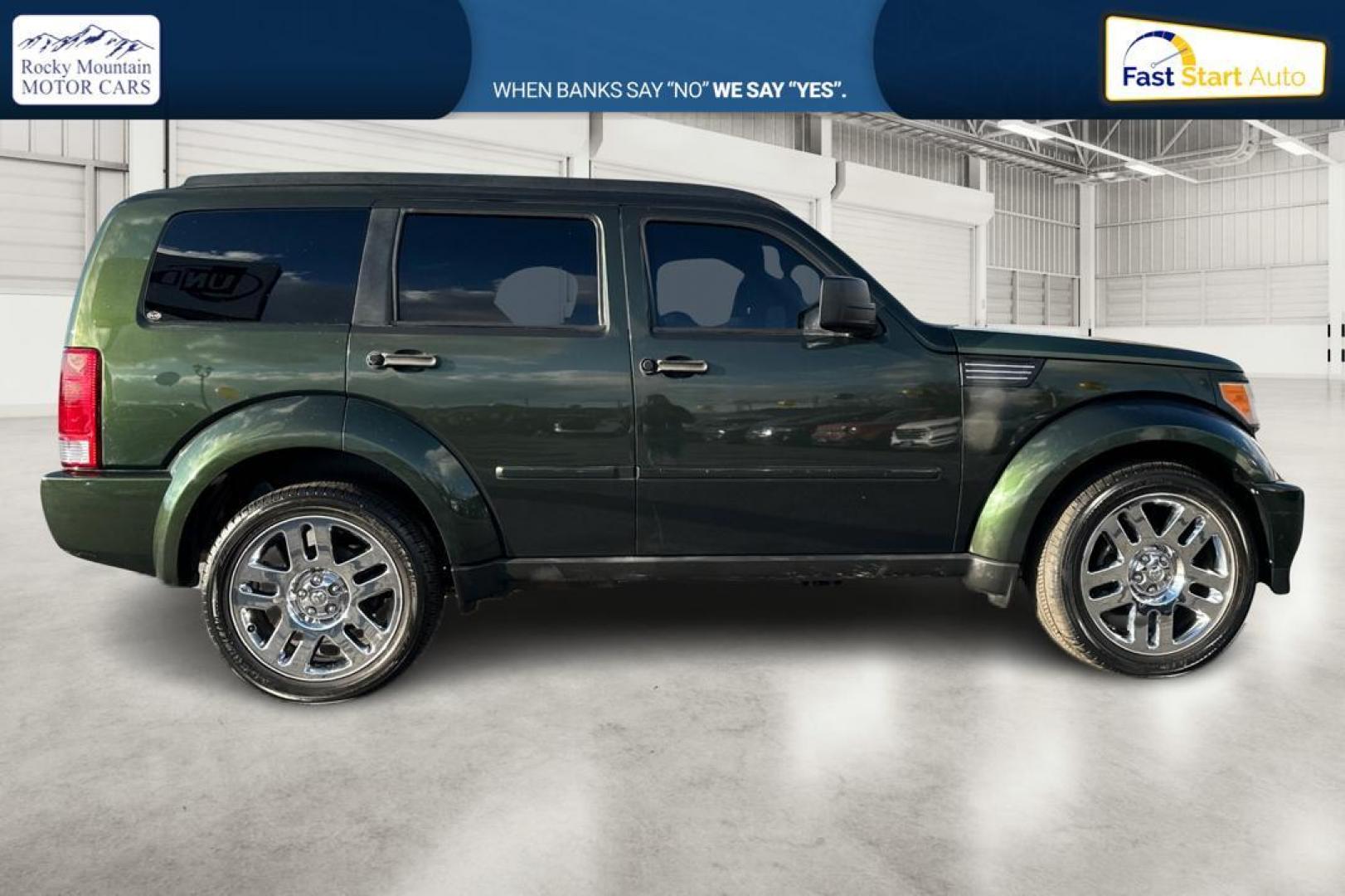 2010 Green Dodge Nitro Heat 2WD (1D4PT4GKXAW) with an 3.7L V6 SOHC 12V engine, 4-Speed Automatic transmission, located at 7755 State Street, Midvale, UT, 84047, (801) 753-9063, 40.610329, -111.892159 - Photo#1