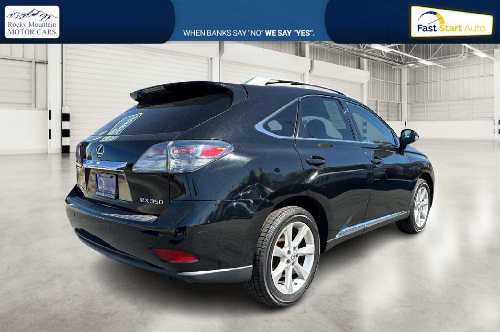 2010 Black Lexus RX 350 FWD (2T2ZK1BA1AC) with an 3.5L V6 DOHC 24V engine, 5-Speed Automatic Overdrive transmission, located at 7755 State Street, Midvale, UT, 84047, (801) 753-9063, 40.610329, -111.892159 - Photo#2