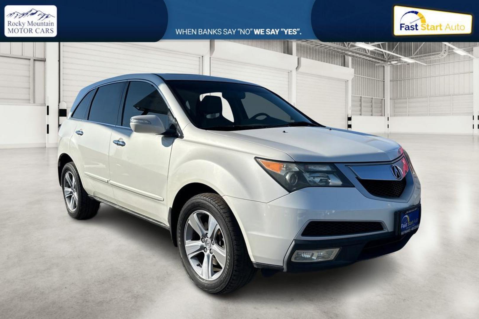 2011 White Acura MDX 6-Spd AT w/Tech Package (2HNYD2H66BH) with an 3.5L V6 SOHC 24V engine, 6-Speed Automatic transmission, located at 7755 State Street, Midvale, UT, 84047, (801) 753-9063, 40.610329, -111.892159 - Photo#0