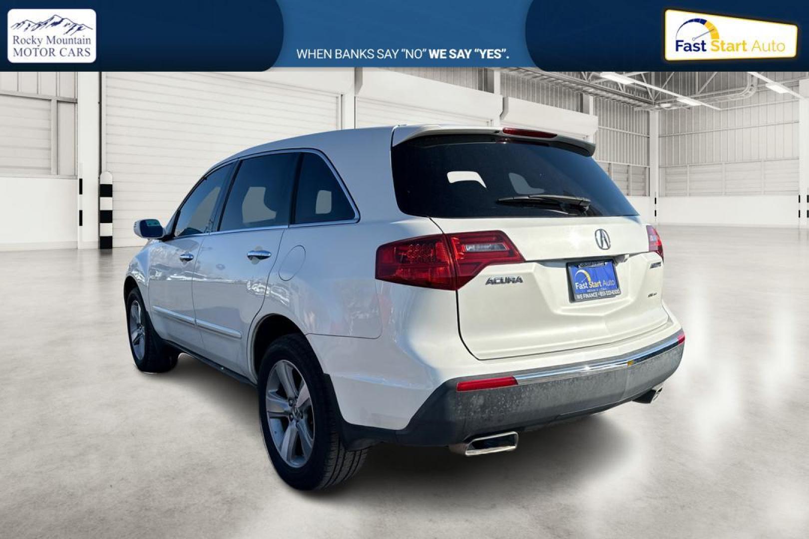 2011 White Acura MDX 6-Spd AT w/Tech Package (2HNYD2H66BH) with an 3.5L V6 SOHC 24V engine, 6-Speed Automatic transmission, located at 7755 State Street, Midvale, UT, 84047, (801) 753-9063, 40.610329, -111.892159 - Photo#5