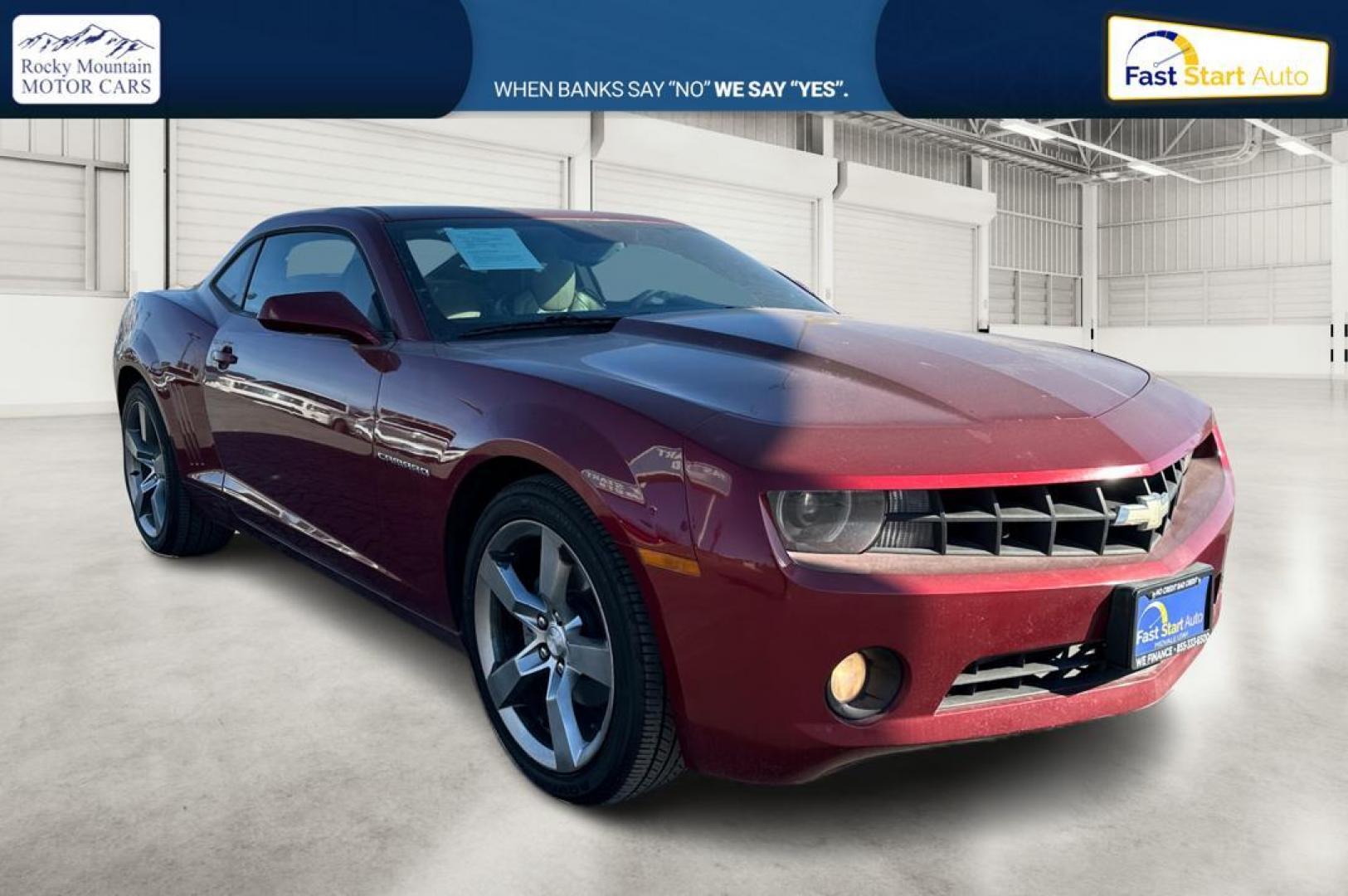 2011 Red Chevrolet Camaro LT2 Coupe (2G1FC1ED1B9) with an 3.6L V6 DOHC 24V engine, 6-Speed Automatic transmission, located at 7755 State Street, Midvale, UT, 84047, (801) 753-9063, 40.610329, -111.892159 - Photo#0