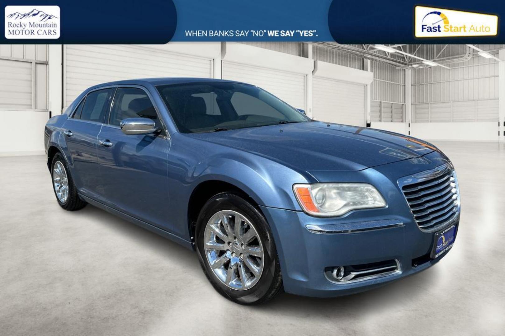 2011 Blue Chrysler 300 C RWD (2C3CA6CT5BH) with an 5.7L V8 OHV 16V engine, 5-Speed Automatic transmission, located at 7755 State Street, Midvale, UT, 84047, (801) 753-9063, 40.610329, -111.892159 - Photo#0