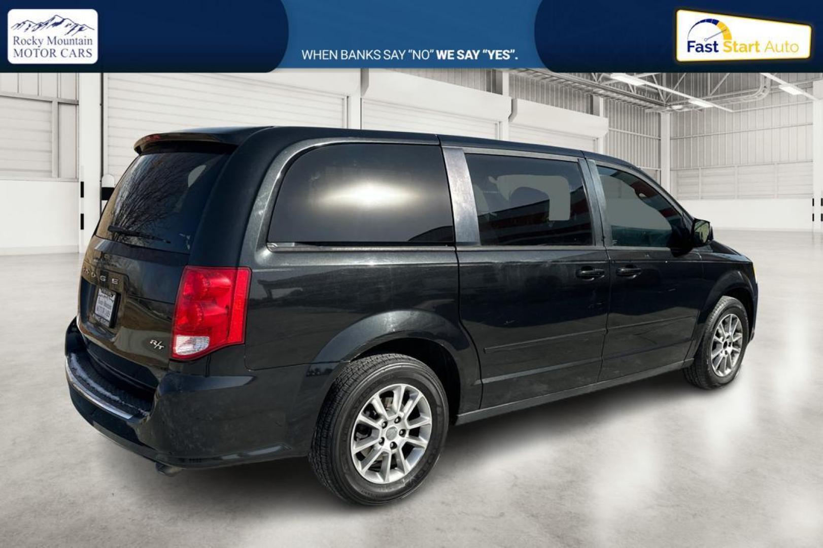 2011 Black Dodge Grand Caravan R/T (2D4RN7DG4BR) with an V6 Flex Fuel 3.6 Liter engine, 6-Speed Automatic transmission, located at 344 S Washington Blvd, Ogden, UT, 84404, (801) 399-1799, 41.255482, -111.970848 - Photo#2