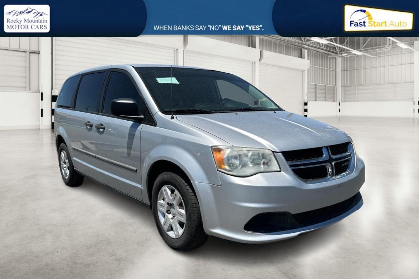 2011 Silver Dodge Grand Caravan Cargo Van (2D4RN1AGXBR) with an 3.6L V6 DOHC 24V engine, 4-Speed Automatic transmission, located at 7755 State Street, Midvale, UT, 84047, (801) 753-9063, 40.610329, -111.892159 - Photo#0