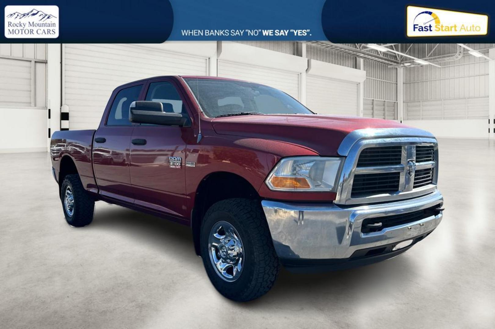 2011 Red Dodge Ram 2500 Power Wagon Crew Cab 4WD (3D7TT2CT3BG) with an 5.7L V8 OHV 16V engine, Automatic, 6-Spd w/Overdrive transmission, located at 7755 State Street, Midvale, UT, 84047, (801) 753-9063, 40.610329, -111.892159 - Photo#0