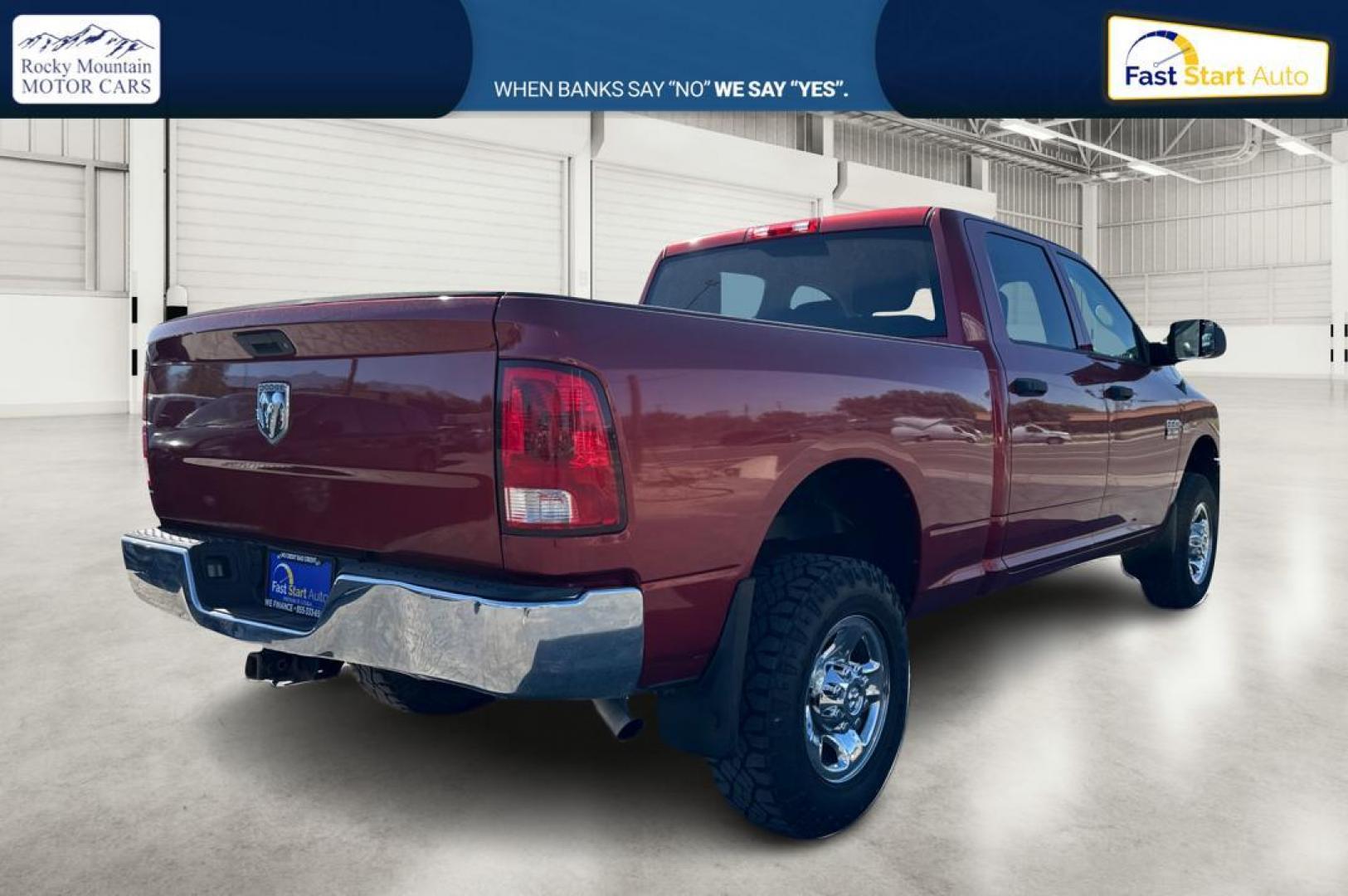 2011 Red Dodge Ram 2500 Power Wagon Crew Cab 4WD (3D7TT2CT3BG) with an 5.7L V8 OHV 16V engine, Automatic, 6-Spd w/Overdrive transmission, located at 7755 State Street, Midvale, UT, 84047, (801) 753-9063, 40.610329, -111.892159 - Photo#2