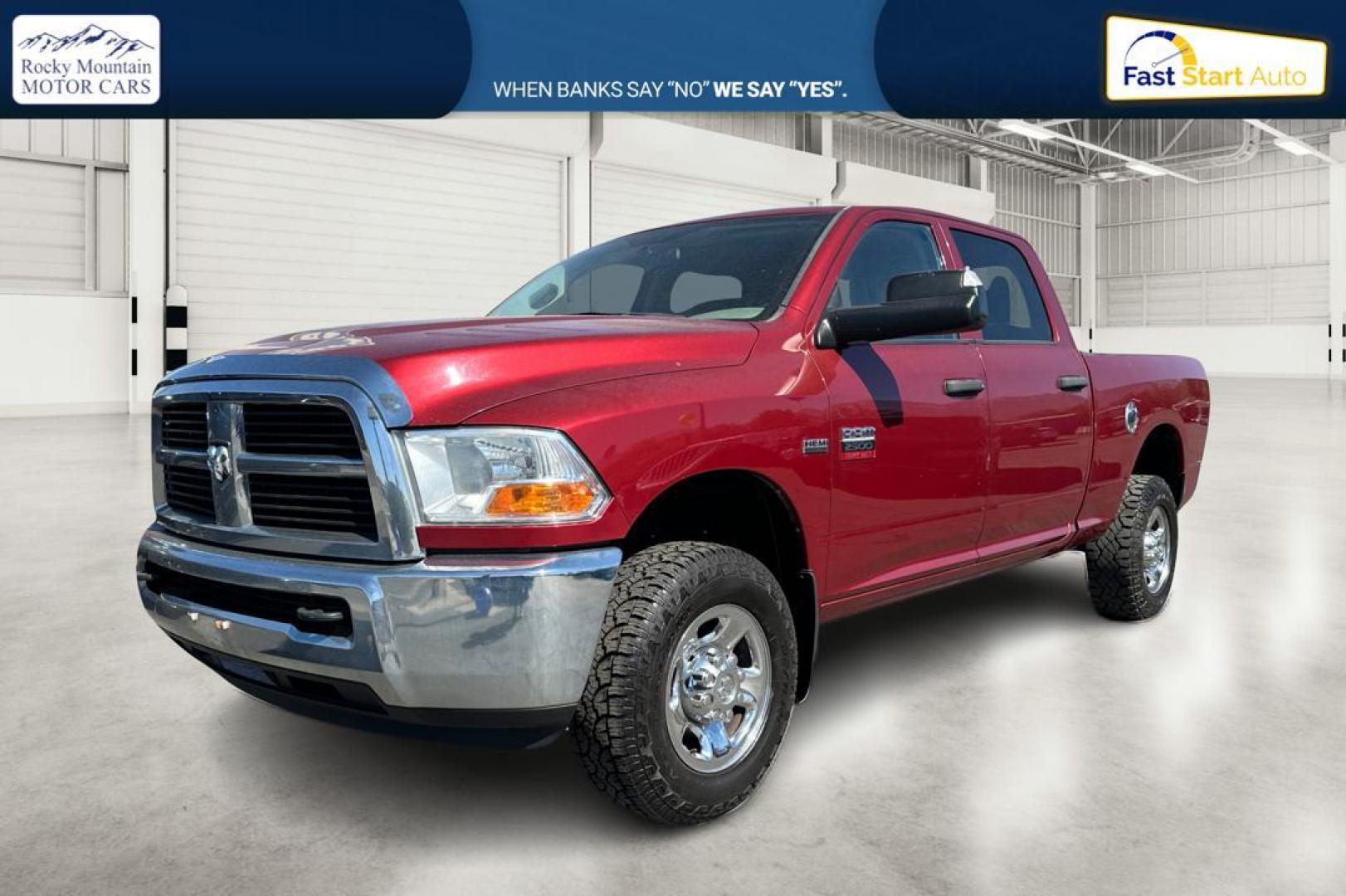 2011 Red Dodge Ram 2500 Power Wagon Crew Cab 4WD (3D7TT2CT3BG) with an 5.7L V8 OHV 16V engine, Automatic, 6-Spd w/Overdrive transmission, located at 7755 State Street, Midvale, UT, 84047, (801) 753-9063, 40.610329, -111.892159 - Photo#8