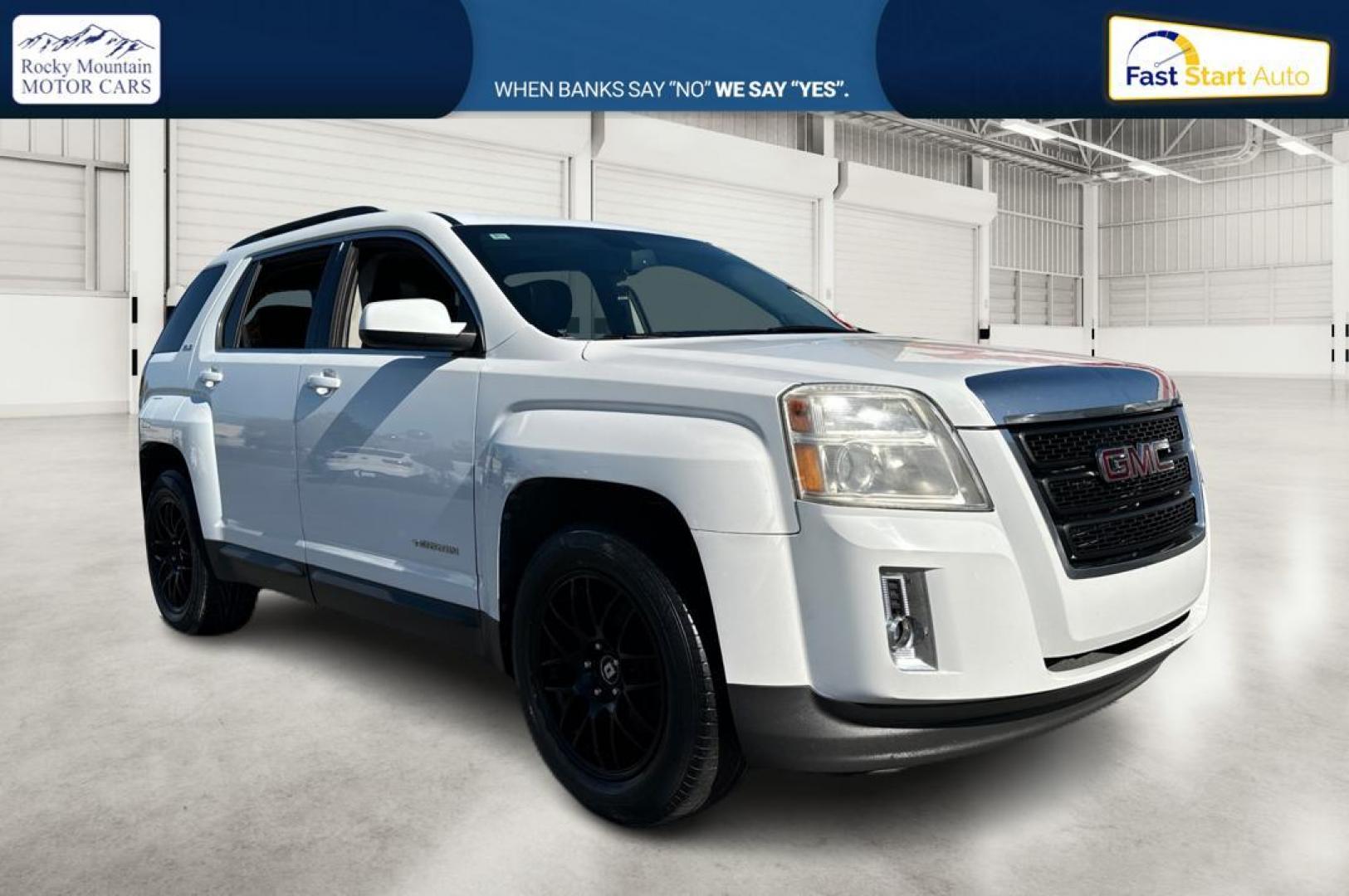 2011 White GMC Terrain SLE2 AWD (2CTFLTEC9B6) with an 2.4L L4 DOHC 16V engine, 6-Speed Automatic transmission, located at 767 S State Road, Pleasant Grove, UT, 84062, (801) 785-1058, 40.354839, -111.736687 - Photo#0