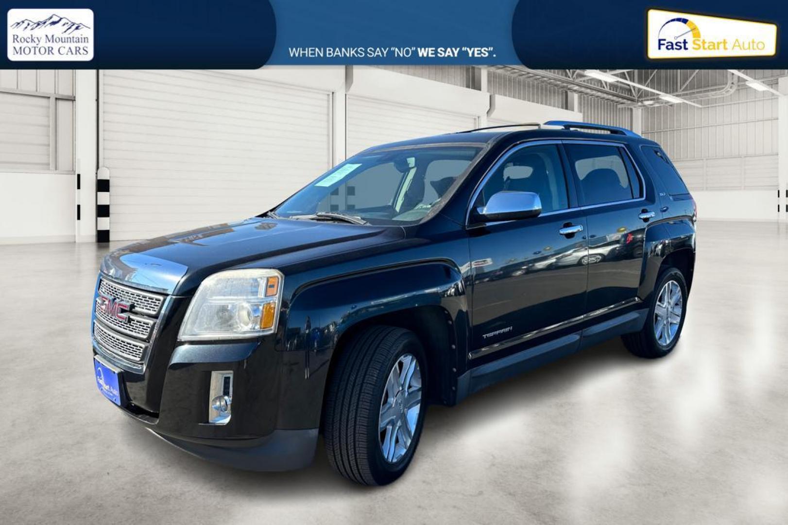 2011 Black GMC Terrain SLT2 FWD (2CTFLWE54B6) with an 3.0L V6 DOHC 24V engine, 6-Speed Automatic transmission, located at 767 S State Road, Pleasant Grove, UT, 84062, (801) 785-1058, 40.354839, -111.736687 - Photo#6