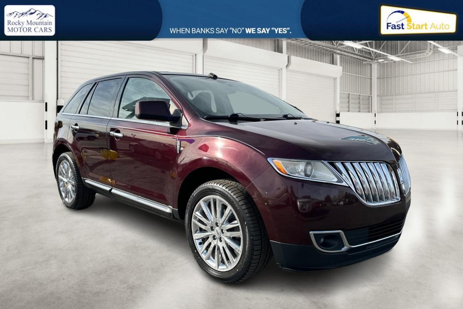 2011 Red Lincoln MKX AWD (2LMDJ8JK2BB) with an 3.7L V6 DOHC 24V engine, 6-Speed Automatic transmission, located at 7755 State Street, Midvale, UT, 84047, (801) 753-9063, 40.610329, -111.892159 - Photo#0