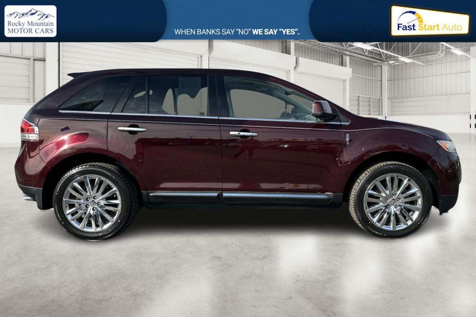 2011 Red Lincoln MKX AWD (2LMDJ8JK2BB) with an 3.7L V6 DOHC 24V engine, 6-Speed Automatic transmission, located at 7755 State Street, Midvale, UT, 84047, (801) 753-9063, 40.610329, -111.892159 - Photo#1