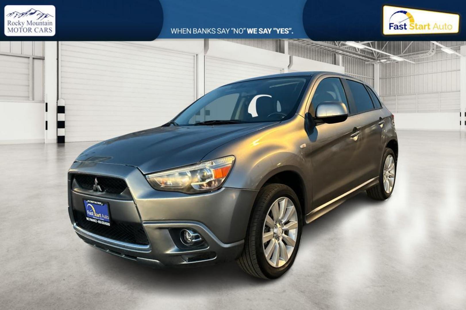 2011 Gray Mitsubishi Outlander Sport SE AWD (JA4AR4AU0BZ) with an 2.0L L4 DOHC 16V engine, Continuously Variable Transmisson transmission, located at 344 S Washington Blvd, Ogden, UT, 84404, (801) 399-1799, 41.255482, -111.970848 - Photo#8