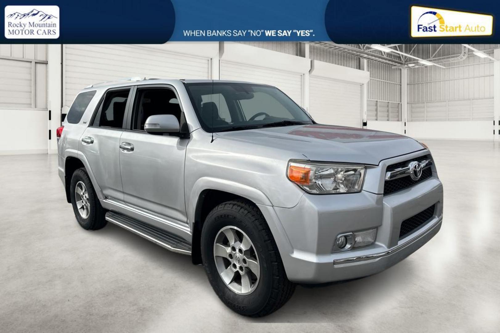 2011 Silver Toyota 4Runner Limited 2WD V6 (JTEZU5JR4B5) with an 4.0L V6 DOHC 24V engine, 5-Speed Automatic transmission, located at 344 S Washington Blvd, Ogden, UT, 84404, (801) 399-1799, 41.255482, -111.970848 - Photo#0