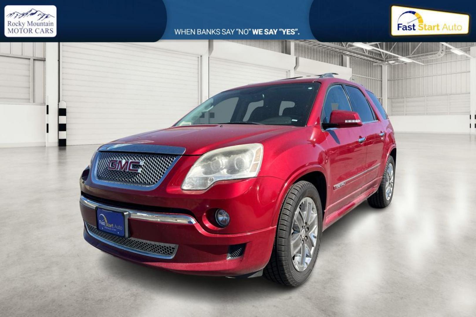 2012 Red GMC Acadia Denali FWD (1GKKRTEDXCJ) with an 3.6L V6 DOHC 24V engine, 6-Speed Automatic transmission, located at 7755 State Street, Midvale, UT, 84047, (801) 753-9063, 40.610329, -111.892159 - Photo#8