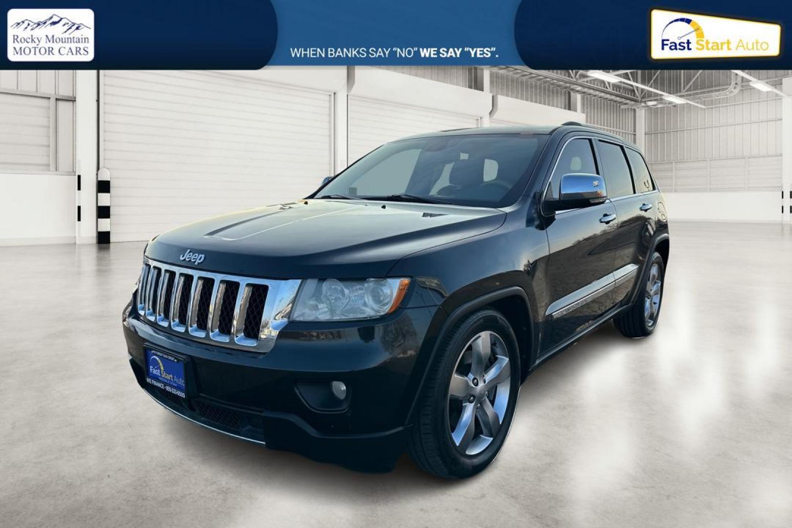 2012 Black Jeep Grand Cherokee Overland 4WD (1C4RJFCT2CC) with an 5.7L V8 OHV 16V engine, 5-Speed Automatic transmission, located at 7755 State Street, Midvale, UT, 84047, (801) 753-9063, 40.610329, -111.892159 - Photo#8