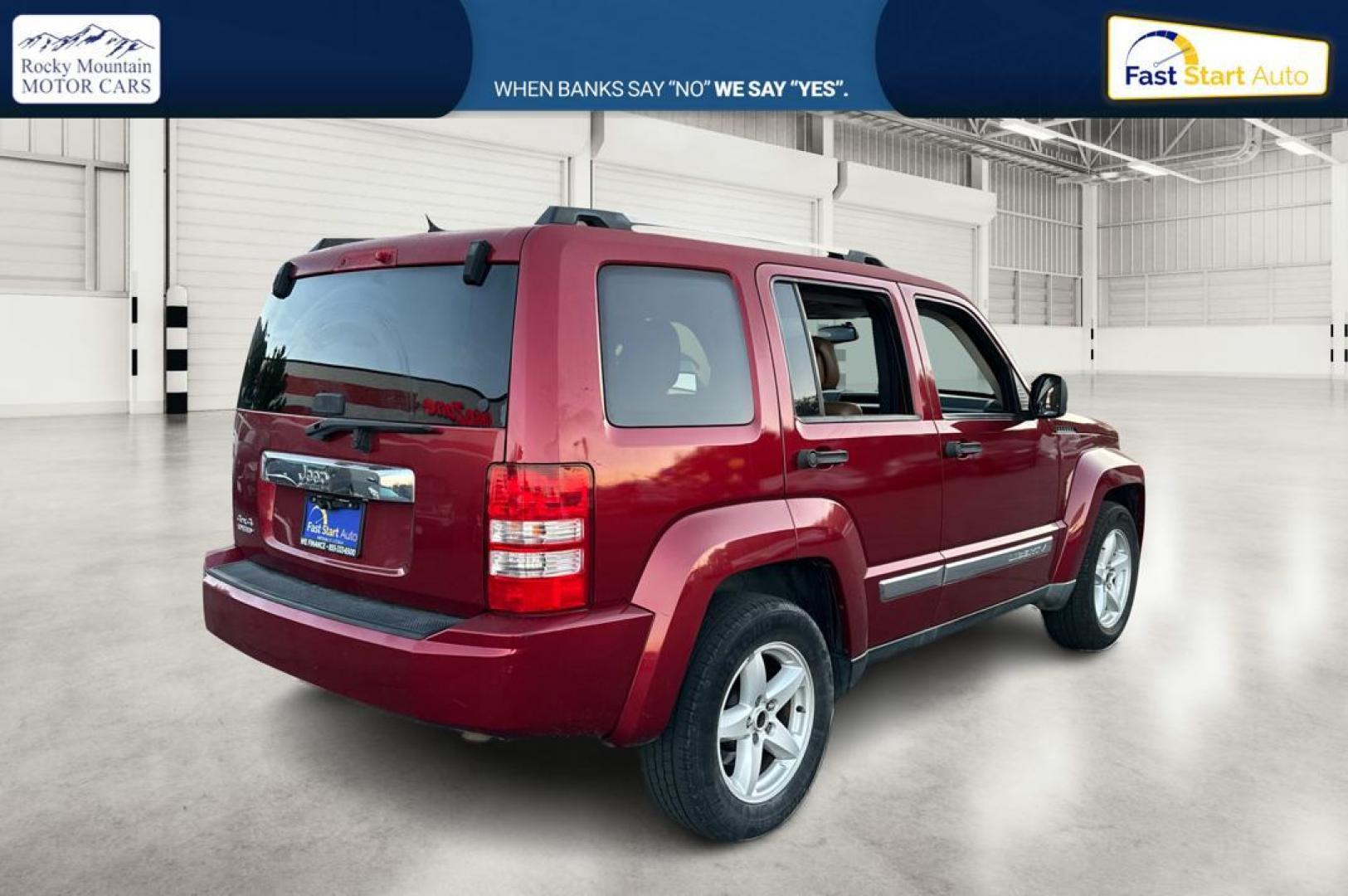 2012 Red Jeep Liberty Limited 4WD (1C4PJMCK5CW) with an 3.7L V6 SOHC 12V engine, 4-Speed Automatic transmission, located at 344 S Washington Blvd, Ogden, UT, 84404, (801) 399-1799, 41.255482, -111.970848 - Photo#2