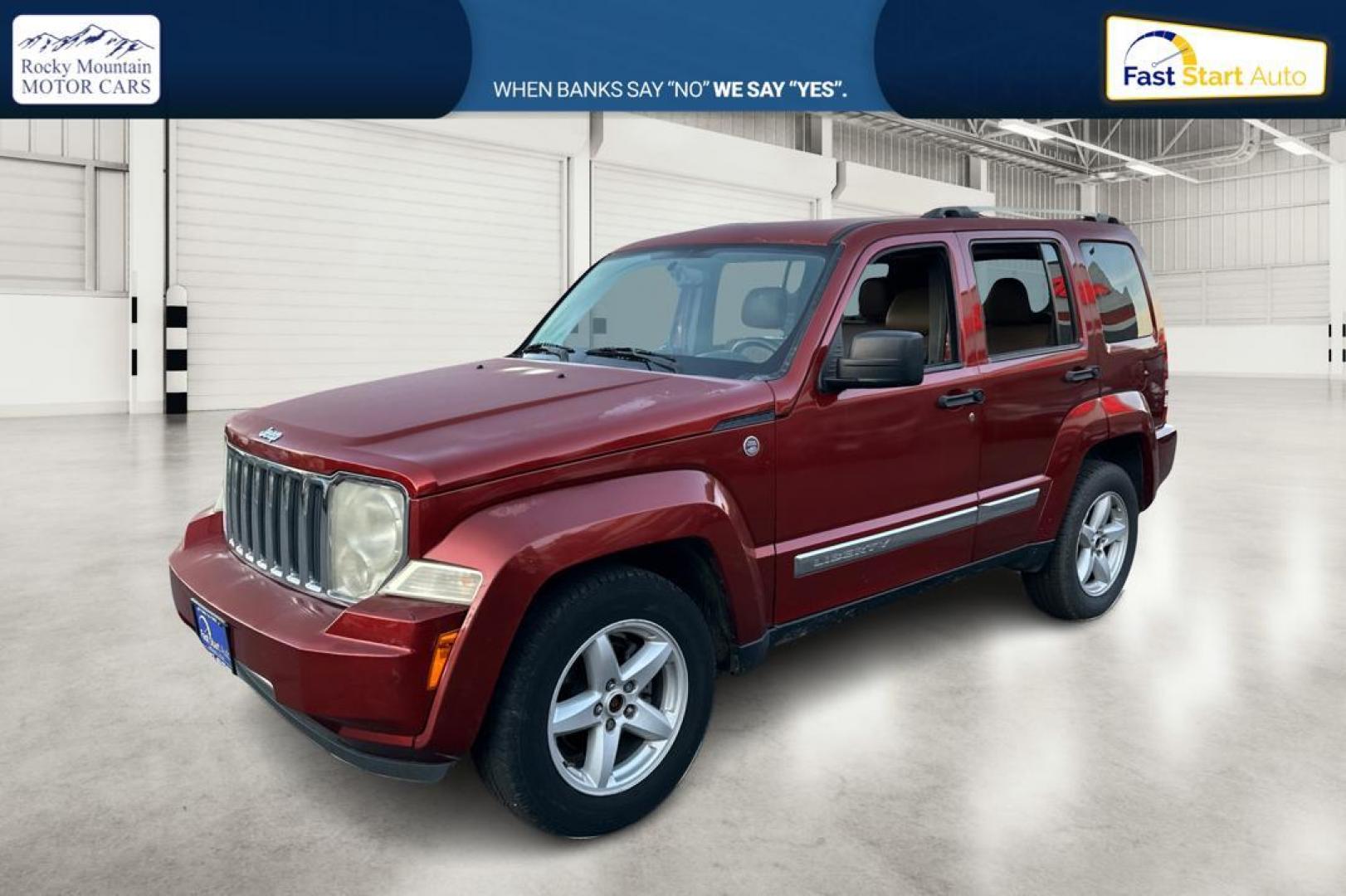 2012 Red Jeep Liberty Limited 4WD (1C4PJMCK5CW) with an 3.7L V6 SOHC 12V engine, 4-Speed Automatic transmission, located at 344 S Washington Blvd, Ogden, UT, 84404, (801) 399-1799, 41.255482, -111.970848 - Photo#8