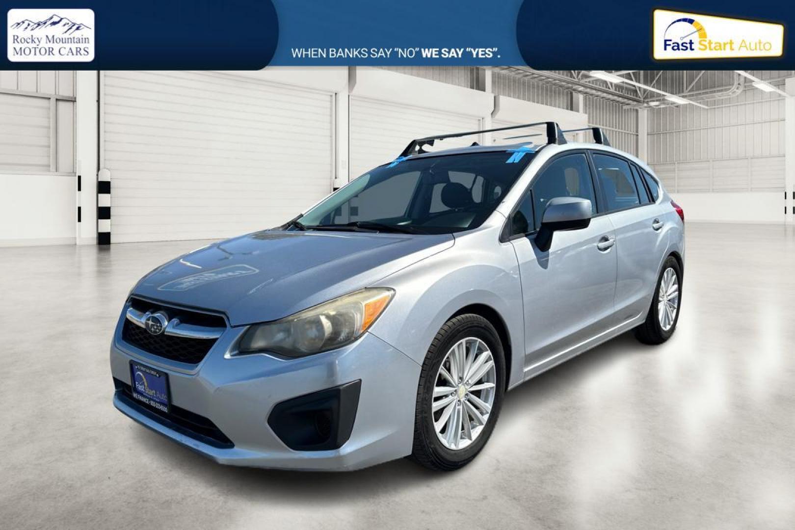 2012 Silver Subaru Impreza Premium Plus 5-Door+S/R (JF1GPAD65CH) with an 2.0L H4 DOHC 16V engine, Continuously Variable Transmission transmission, located at 7755 State Street, Midvale, UT, 84047, (801) 753-9063, 40.610329, -111.892159 - Photo#6