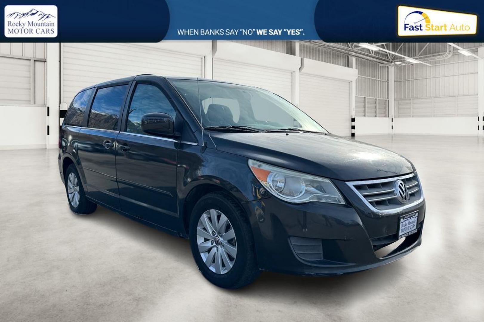 2012 Gray Volkswagen Routan SEL (2C4RVACG7CR) with an 3.6L V6 DOHC 24V engine, 6-Speed Automatic transmission, located at 344 S Washington Blvd, Ogden, UT, 84404, (801) 399-1799, 41.255482, -111.970848 - Photo#0