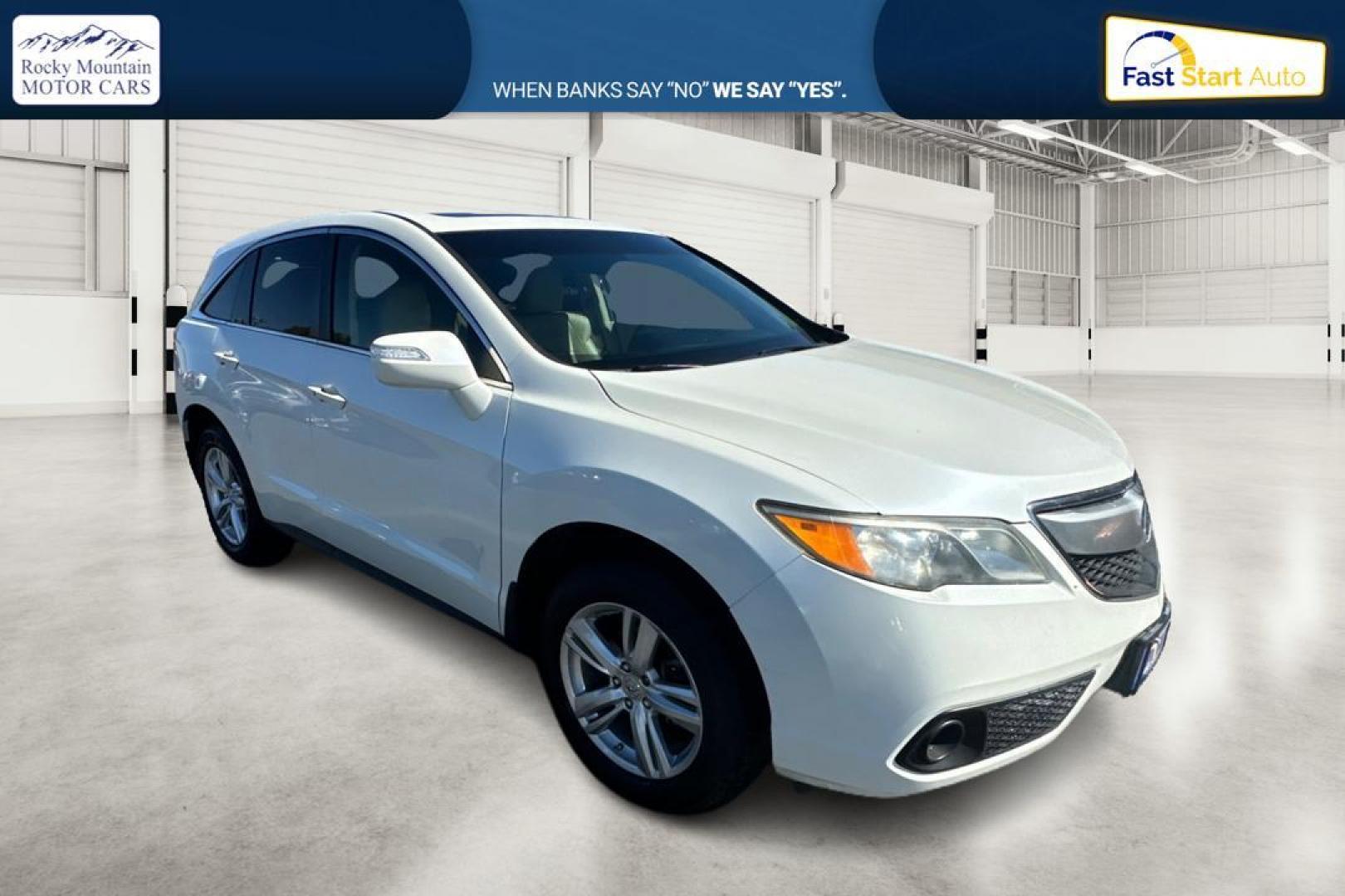 2013 White Acura RDX 6-Spd AT (5J8TB3H35DL) with an 2.3L L4 DOHC 16V engine, 6-Speed Automatic transmission, located at 7755 State Street, Midvale, UT, 84047, (801) 753-9063, 40.610329, -111.892159 - Photo#0