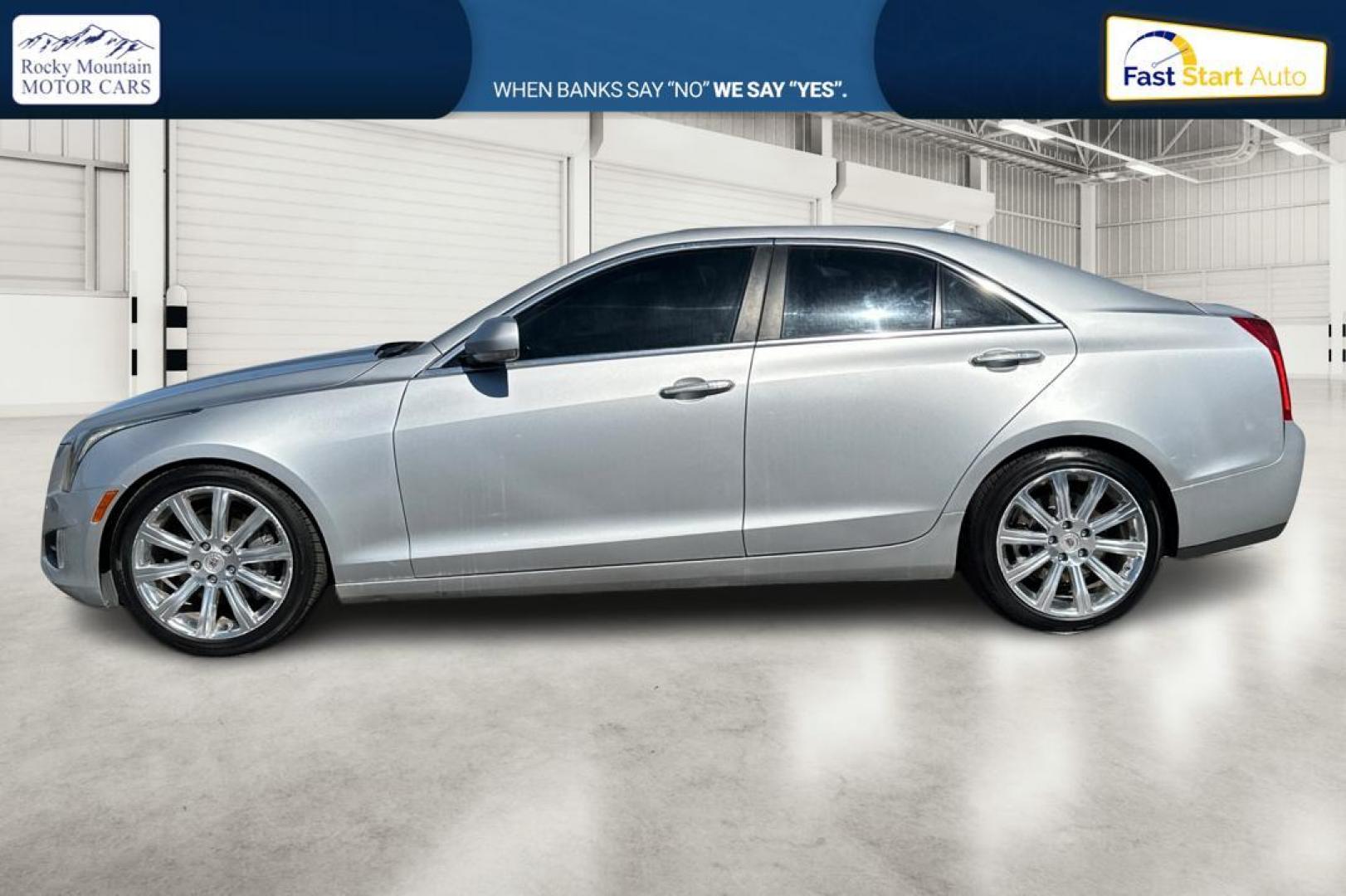 2013 Silver Cadillac ATS 2.0L Premium RWD (1G6AE5SX3D0) with an 2.0L L4 DOHC 16V engine, Automatic, 6-Spd transmission, located at 7755 State Street, Midvale, UT, 84047, (801) 753-9063, 40.610329, -111.892159 - Photo#6