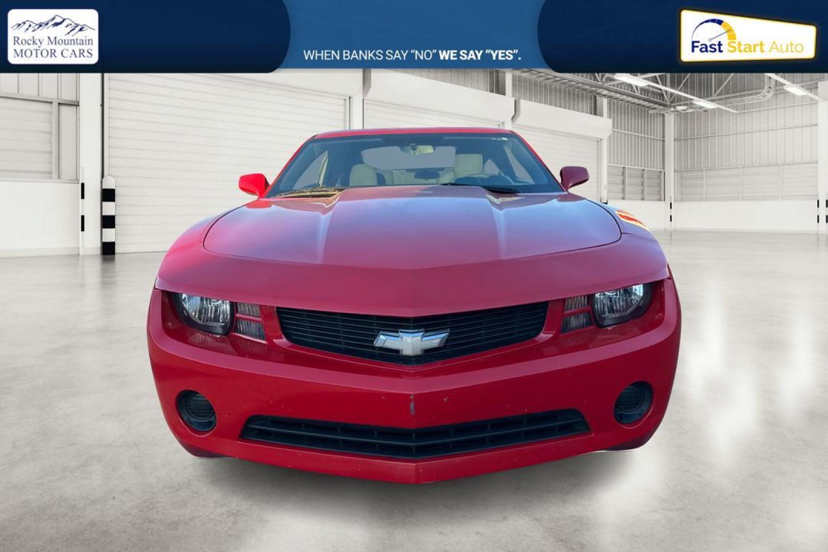 2013 Red Chevrolet Camaro LS Coupe (2G1FA1E37D9) with an 3.6L V6 DOHC 24V FFV engine, 6-Speed Automatic transmission, located at 767 S State Road, Pleasant Grove, UT, 84062, (801) 785-1058, 40.354839, -111.736687 - Photo#9