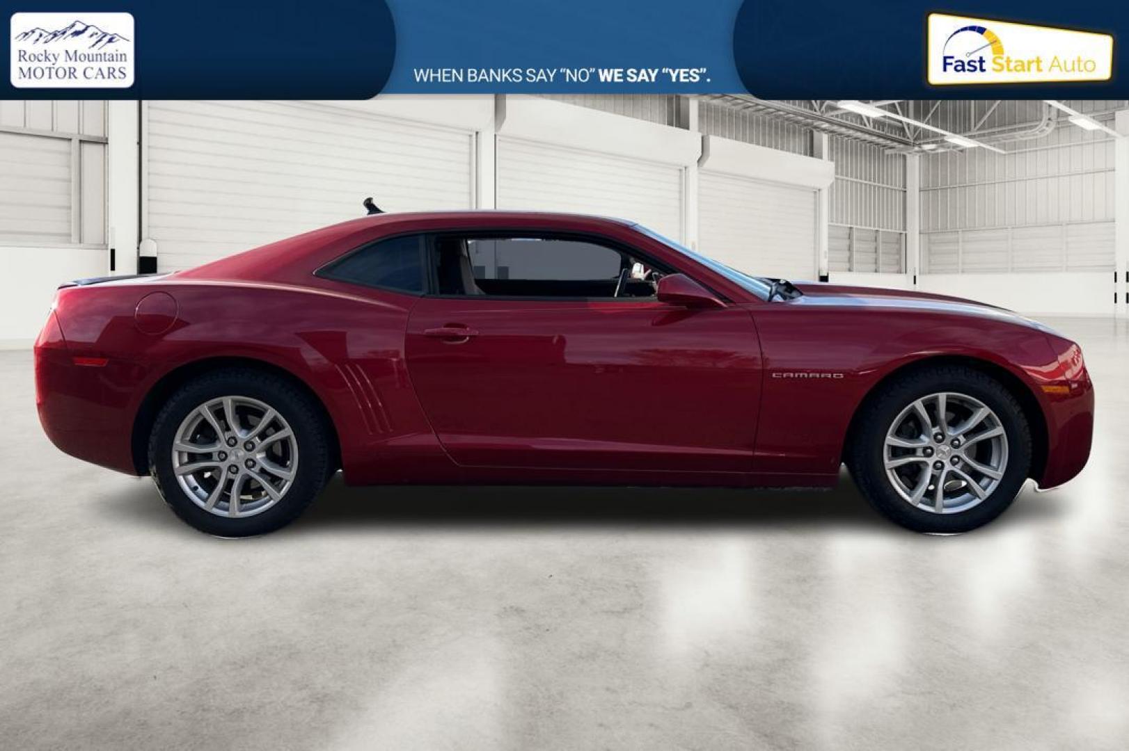 2013 Red Chevrolet Camaro Coupe 1LT (2G1FB1E38D9) with an 3.6L V6 DOHC 24V FFV engine, 6-Speed Automatic transmission, located at 344 S Washington Blvd, Ogden, UT, 84404, (801) 399-1799, 41.255482, -111.970848 - Photo#1