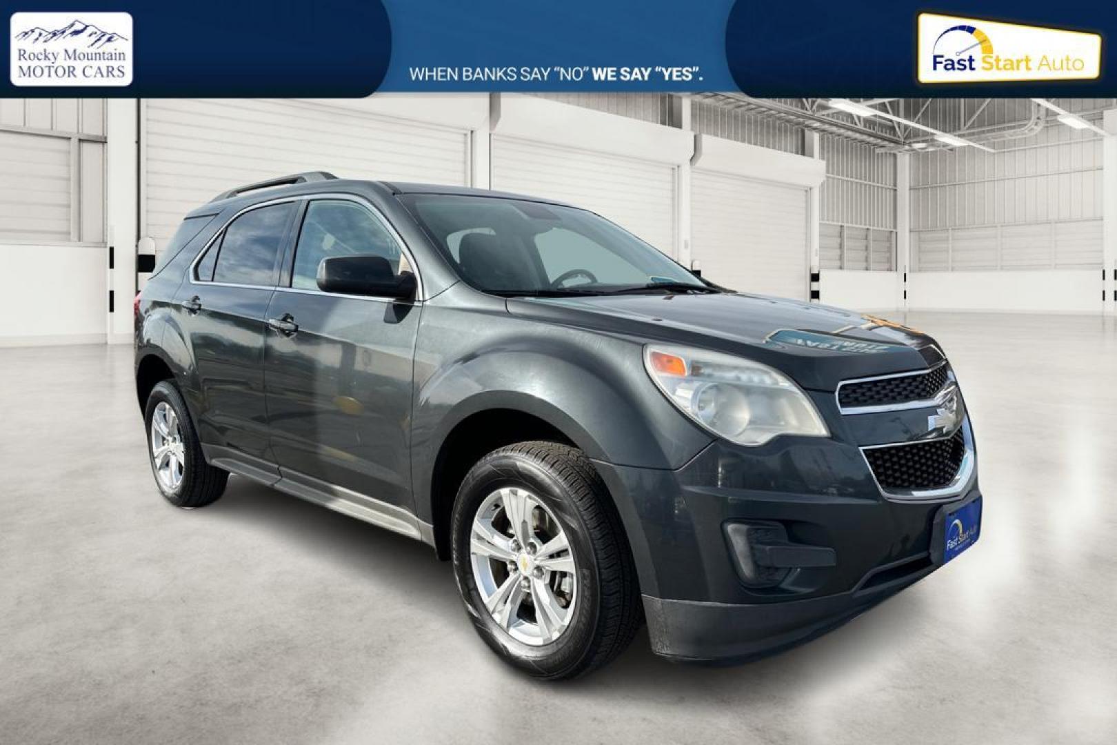 2013 Gray Chevrolet Equinox 1LT 2WD (2GNALDEK4D6) with an 2.4L L4 DOHC 16V engine, 6-Speed Automatic transmission, located at 344 S Washington Blvd, Ogden, UT, 84404, (801) 399-1799, 41.255482, -111.970848 - Photo#0