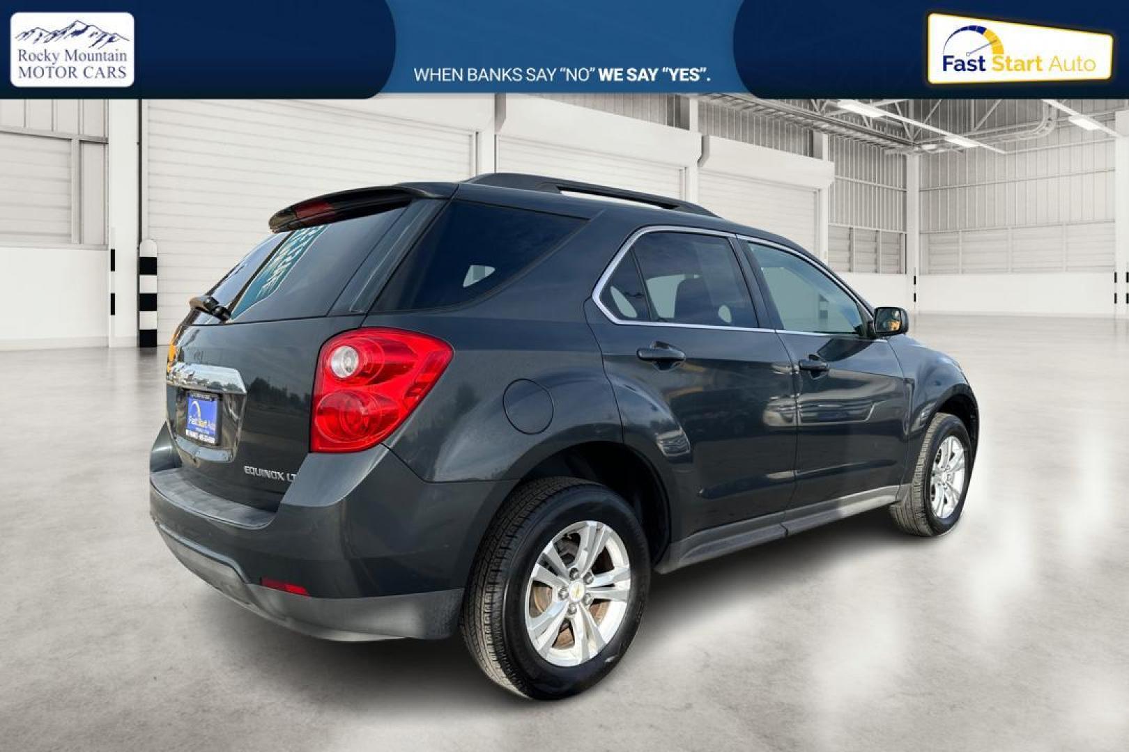 2013 Gray Chevrolet Equinox 1LT 2WD (2GNALDEK4D6) with an 2.4L L4 DOHC 16V engine, 6-Speed Automatic transmission, located at 344 S Washington Blvd, Ogden, UT, 84404, (801) 399-1799, 41.255482, -111.970848 - Photo#2