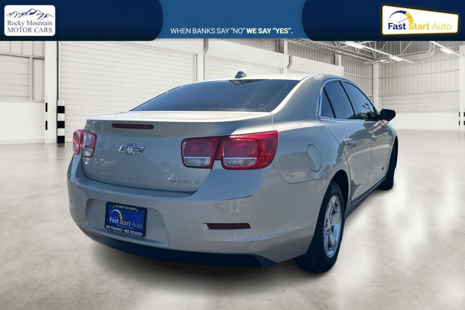 2013 Silver Chevrolet Malibu 1LT (1G11C5SA9DF) with an 2.5L L4 DOHC 16V engine, 6-Speed Automatic transmission, located at 344 S Washington Blvd, Ogden, UT, 84404, (801) 399-1799, 41.255482, -111.970848 - Photo#2