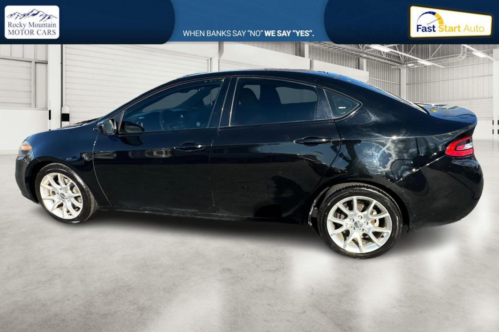 2013 Black Dodge Dart SXT (1C3CDFBH4DD) with an 1.4L L4 DOHC 16V TURBO engine, located at 344 S Washington Blvd, Ogden, UT, 84404, (801) 399-1799, 41.255482, -111.970848 - Photo#5