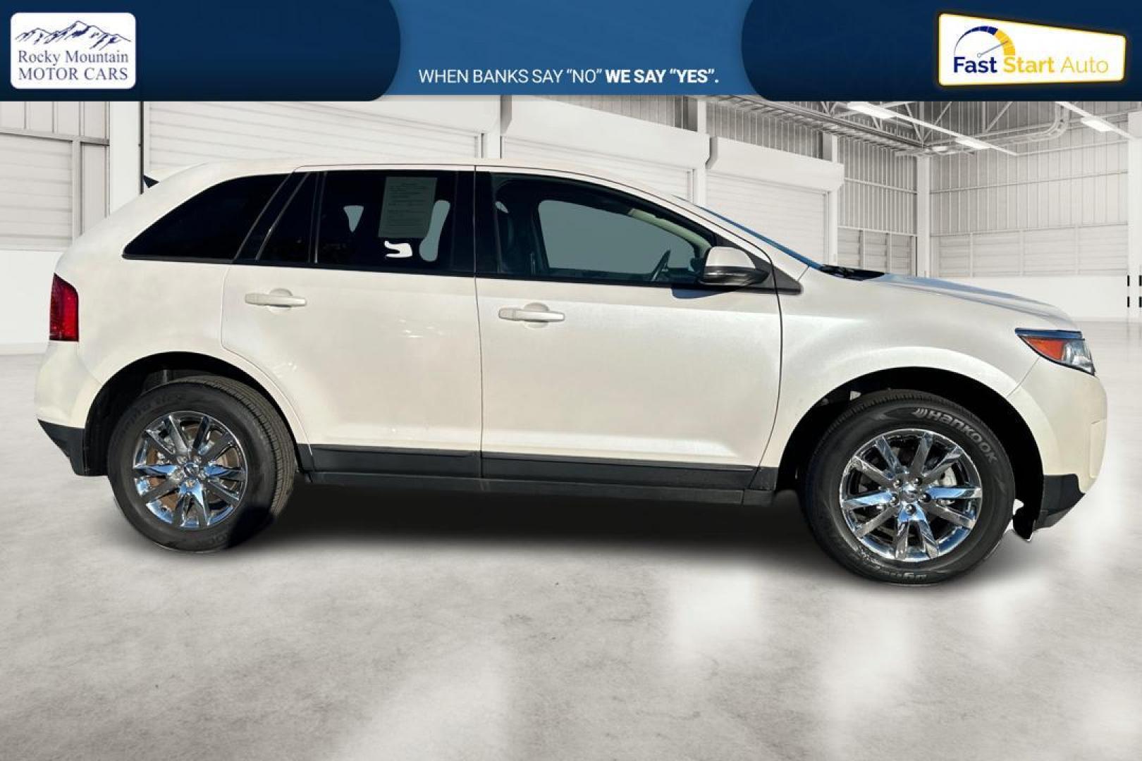 2013 White Ford Edge SEL FWD (2FMDK3JC8DB) with an 3.5L V6 DOHC 24V engine, 6-Speed Automatic transmission, located at 7755 State Street, Midvale, UT, 84047, (801) 753-9063, 40.610329, -111.892159 - Photo#1