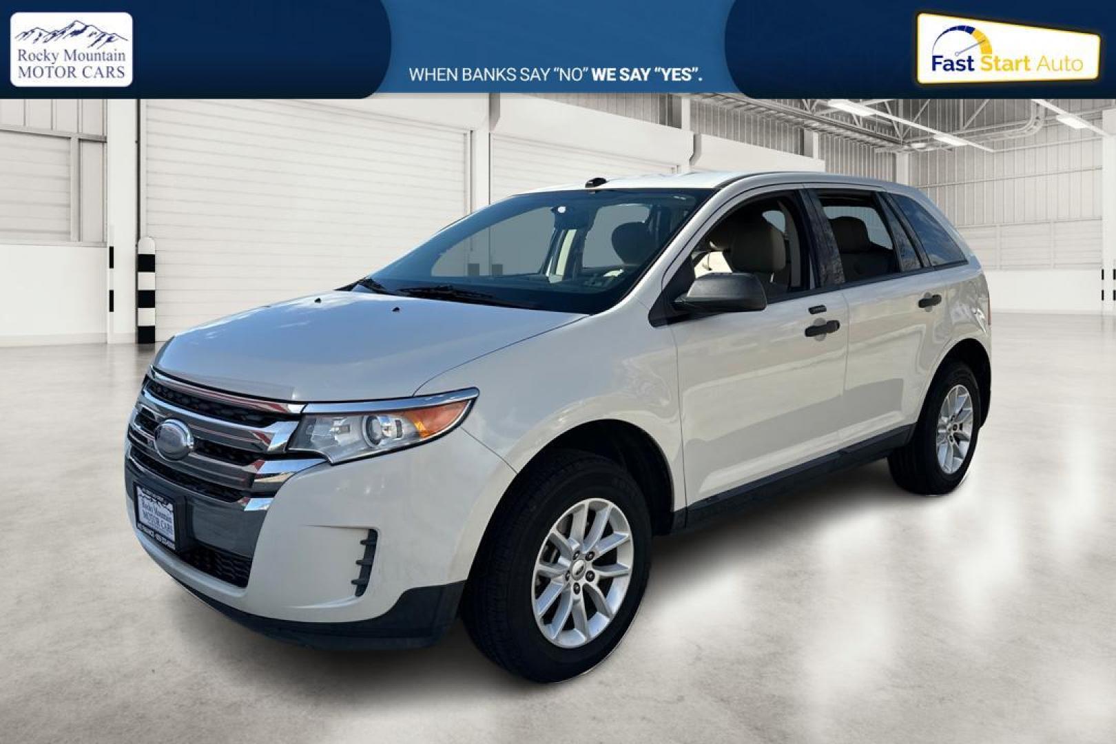 2013 White Ford Edge SE FWD (2FMDK3GC1DB) with an 3.5L V6 DOHC 24V engine, 6-Speed Automatic transmission, located at 767 S State Road, Pleasant Grove, UT, 84062, (801) 785-1058, 40.354839, -111.736687 - Photo#8