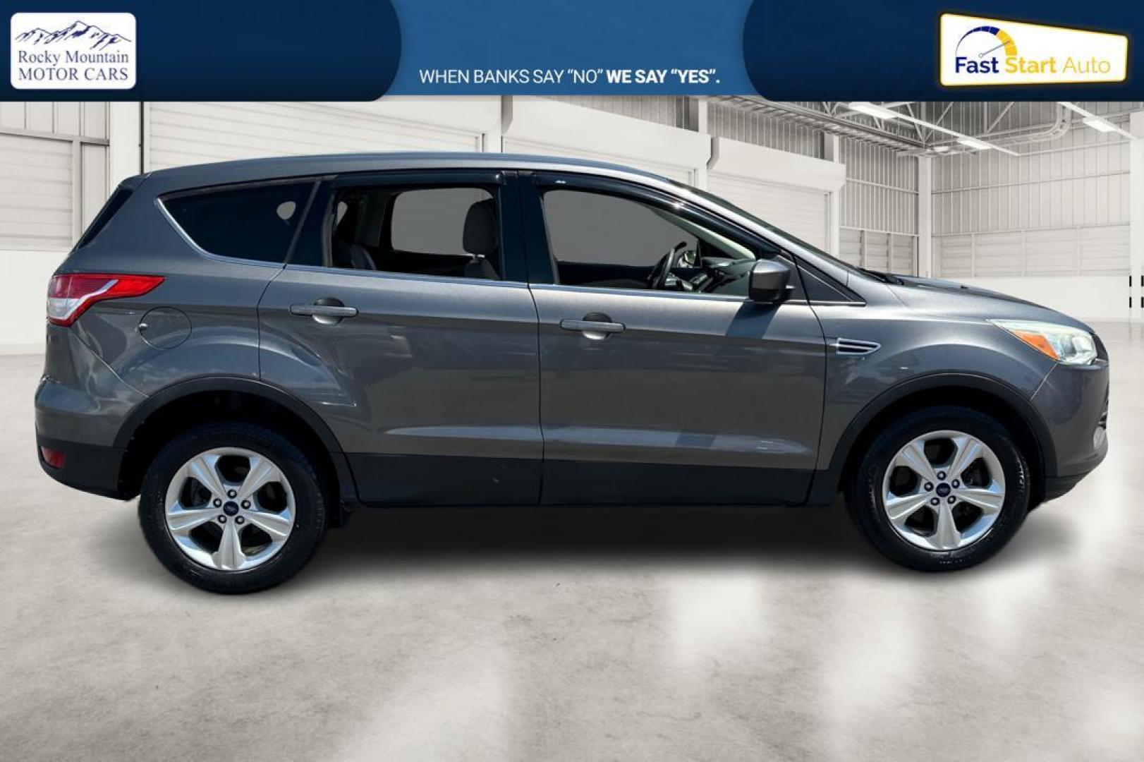 2013 Gray Ford Escape SE FWD (1FMCU0G9XDU) with an 2.0L L4 DOHC 16V engine, 6-Speed Automatic transmission, located at 767 S State Road, Pleasant Grove, UT, 84062, (801) 785-1058, 40.354839, -111.736687 - Photo#1