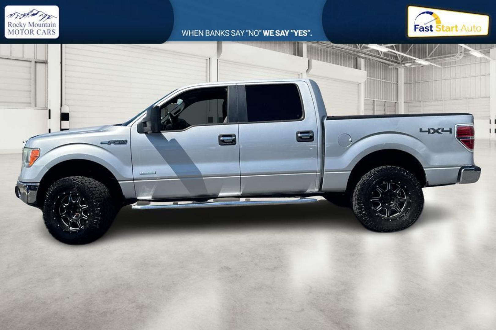 2013 Silver Ford F-150 XLT SuperCrew 6.5-ft. Bed 4WD (1FTFW1ET3DK) with an 3.5L V6 TURBO engine, 6-Speed Automatic transmission, located at 7755 State Street, Midvale, UT, 84047, (801) 753-9063, 40.610329, -111.892159 - Photo#5