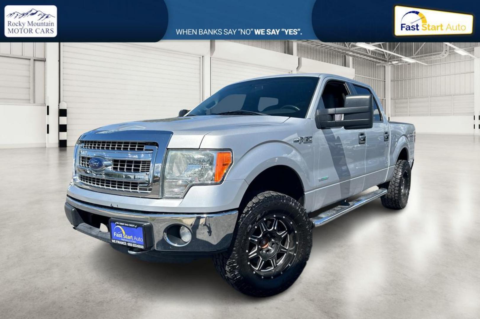 2013 Silver Ford F-150 XLT SuperCrew 6.5-ft. Bed 4WD (1FTFW1ET3DK) with an 3.5L V6 TURBO engine, 6-Speed Automatic transmission, located at 7755 State Street, Midvale, UT, 84047, (801) 753-9063, 40.610329, -111.892159 - Photo#6