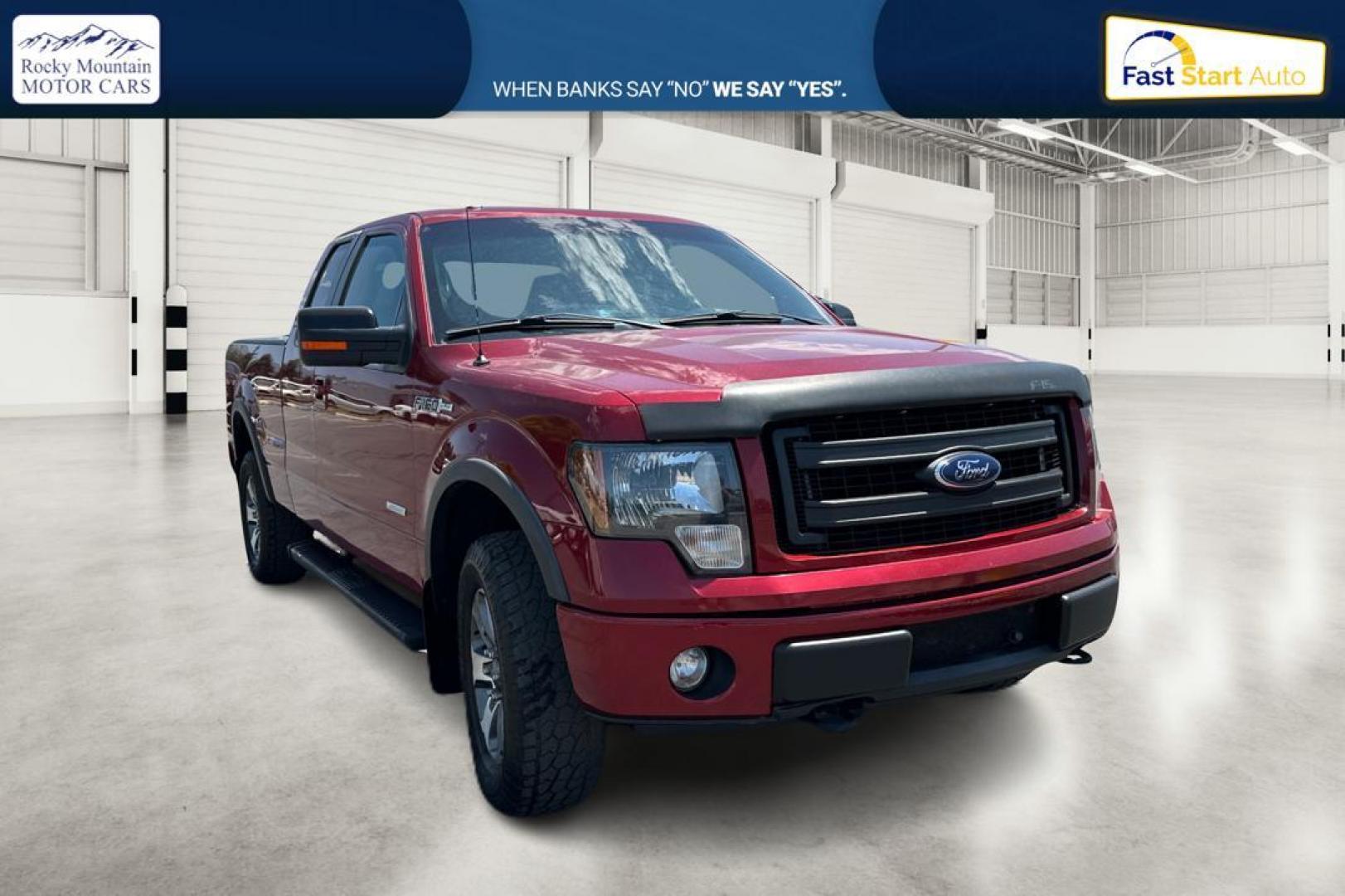 2013 Red Ford F-150 XLT SuperCab 6.5-ft. Bed 4WD (1FTFX1ETXDF) with an 3.5L V6 TURBO engine, 6-Speed Automatic transmission, located at 7755 State Street, Midvale, UT, 84047, (801) 753-9063, 40.610329, -111.892159 - Photo#0