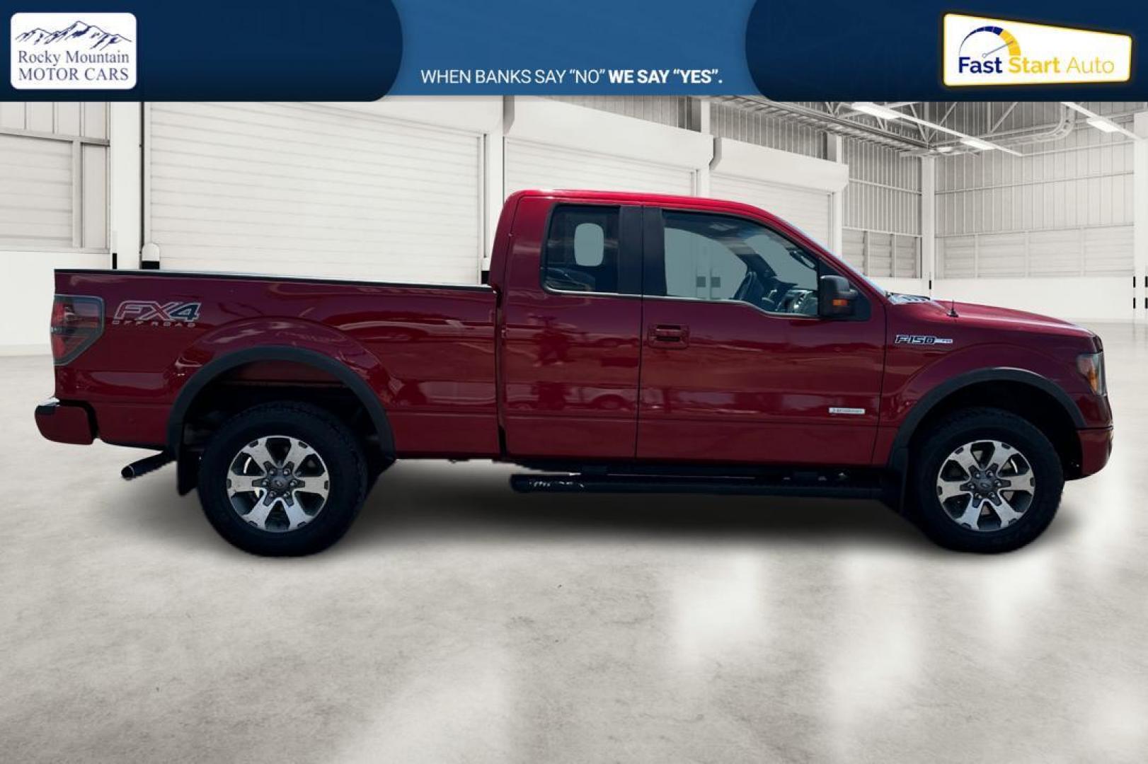 2013 Red Ford F-150 XLT SuperCab 6.5-ft. Bed 4WD (1FTFX1ETXDF) with an 3.5L V6 TURBO engine, 6-Speed Automatic transmission, located at 7755 State Street, Midvale, UT, 84047, (801) 753-9063, 40.610329, -111.892159 - Photo#1