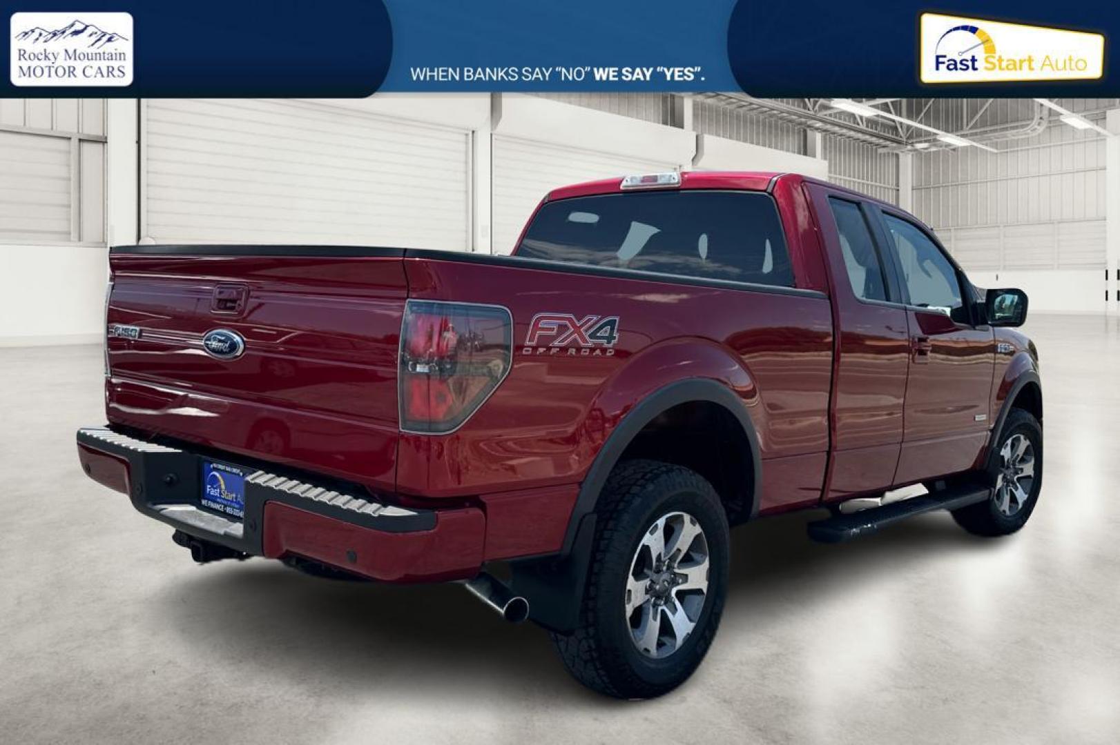 2013 Red Ford F-150 XLT SuperCab 6.5-ft. Bed 4WD (1FTFX1ETXDF) with an 3.5L V6 TURBO engine, 6-Speed Automatic transmission, located at 7755 State Street, Midvale, UT, 84047, (801) 753-9063, 40.610329, -111.892159 - Photo#2