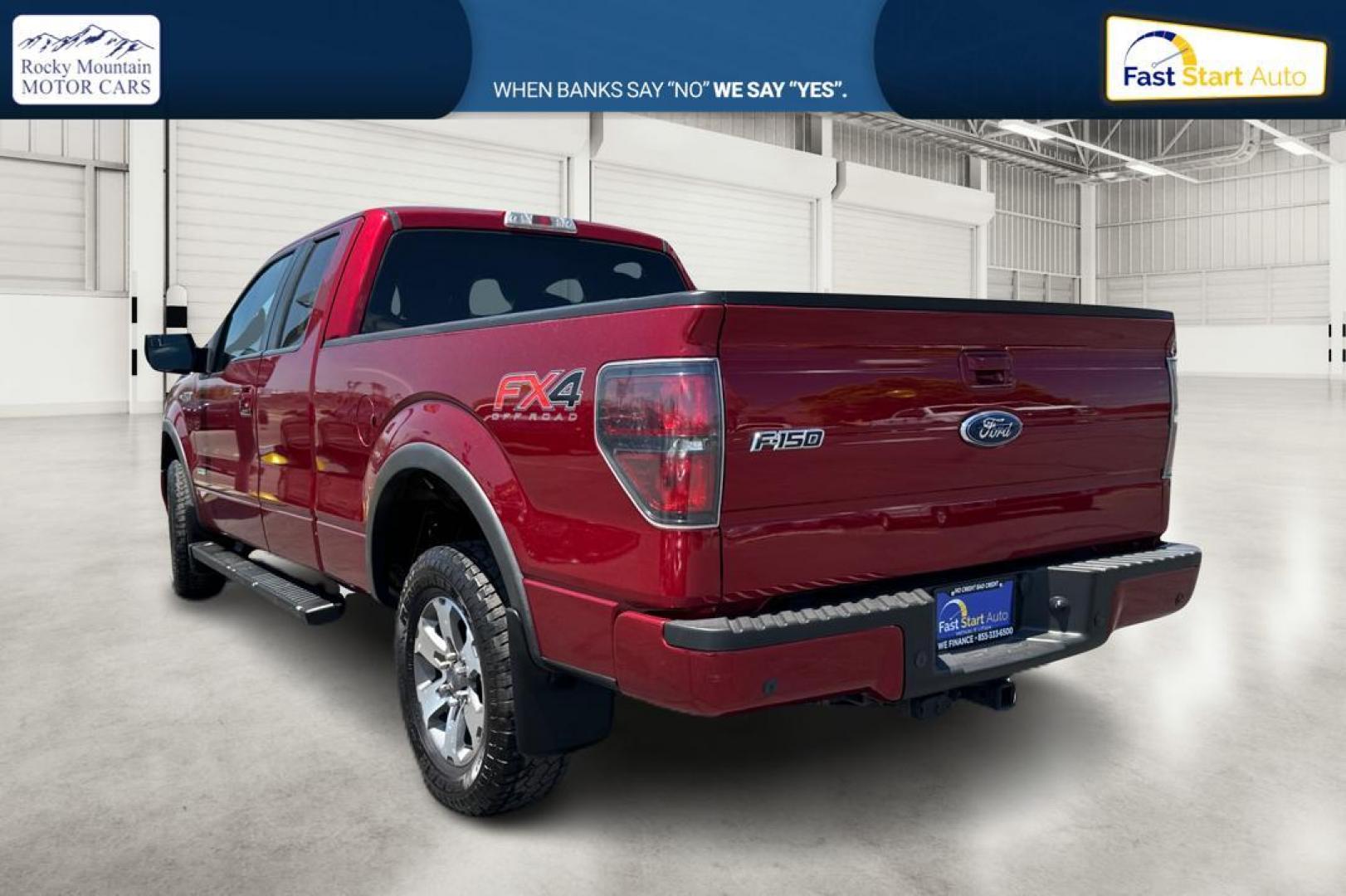 2013 Red Ford F-150 XLT SuperCab 6.5-ft. Bed 4WD (1FTFX1ETXDF) with an 3.5L V6 TURBO engine, 6-Speed Automatic transmission, located at 7755 State Street, Midvale, UT, 84047, (801) 753-9063, 40.610329, -111.892159 - Photo#4