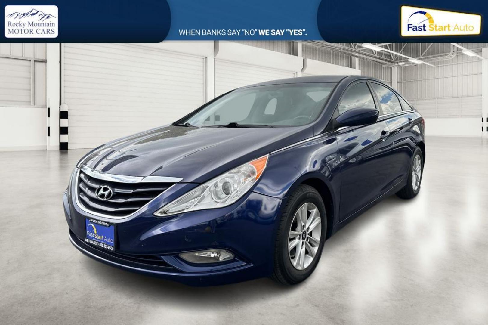 2013 Blue Hyundai Sonata GLS (5NPEB4AC6DH) with an 2.4L L4 DOHC 16V engine, 6-Speed Automatic transmission, located at 7755 State Street, Midvale, UT, 84047, (801) 753-9063, 40.610329, -111.892159 - Photo#6