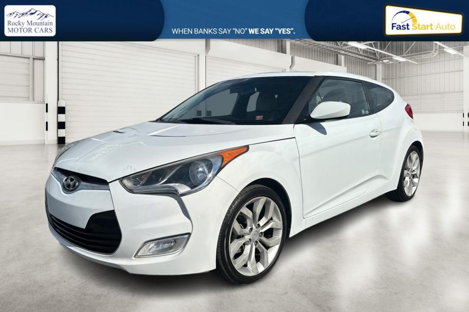 2013 White Hyundai Veloster Base (KMHTC6AD4DU) with an 1.6L L4 DOHC 16V engine, Auto, 6-Spd EcoShft DCT transmission, located at 7755 State Street, Midvale, UT, 84047, (801) 753-9063, 40.610329, -111.892159 - Photo#8