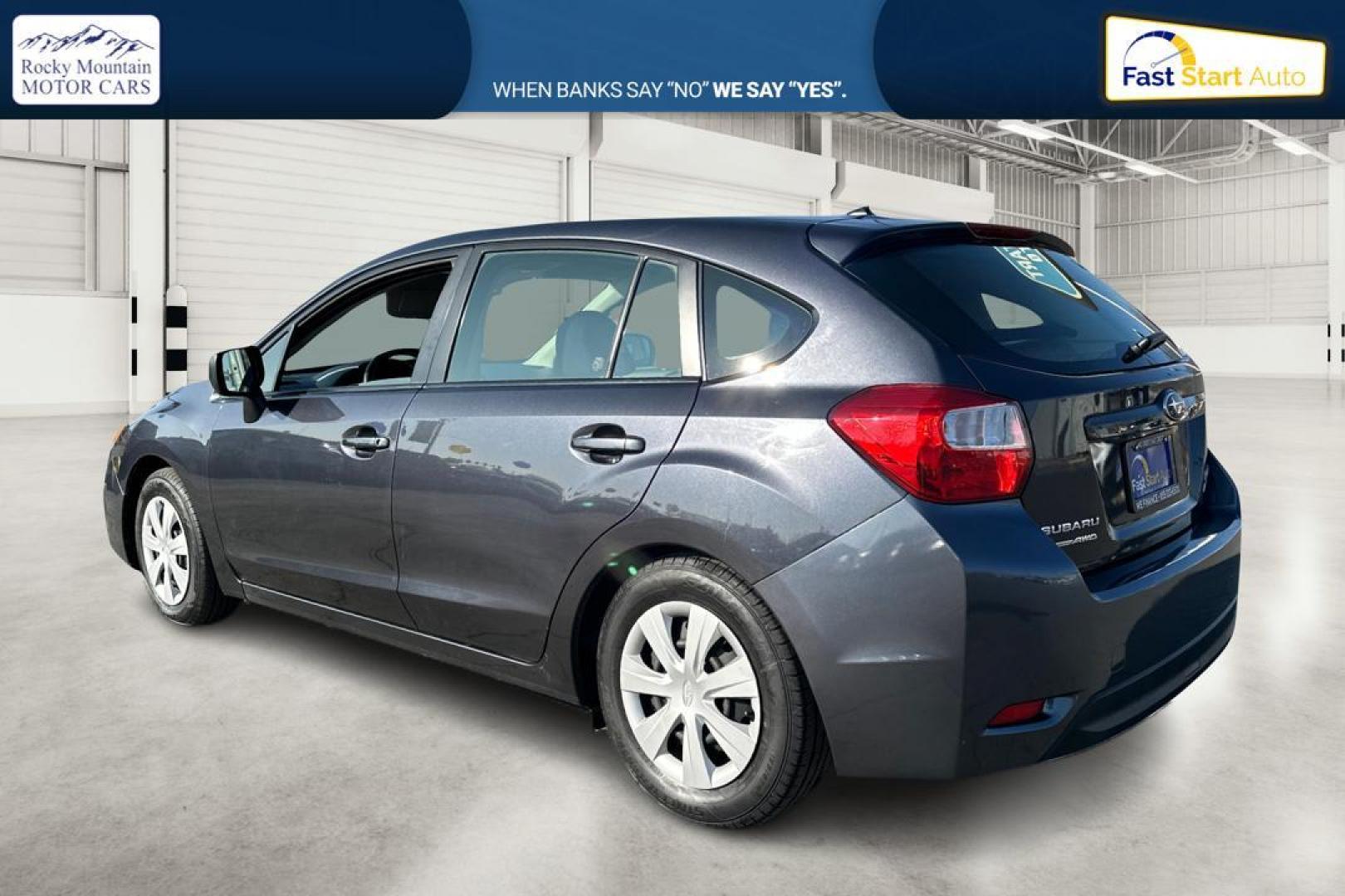 2013 Gray Subaru Impreza Base 5-Door (JF1GPAA63DG) with an 2.0L H4 DOHC 16V engine, Continuously Variable Transmission transmission, located at 7755 State Street, Midvale, UT, 84047, (801) 753-9063, 40.610329, -111.892159 - Photo#5