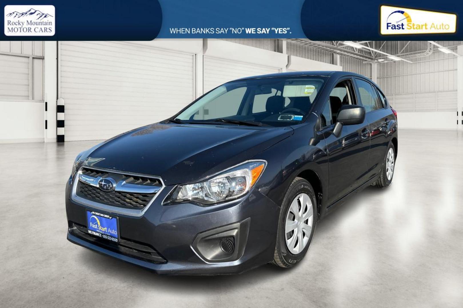 2013 Gray Subaru Impreza Base 5-Door (JF1GPAA63DG) with an 2.0L H4 DOHC 16V engine, Continuously Variable Transmission transmission, located at 7755 State Street, Midvale, UT, 84047, (801) 753-9063, 40.610329, -111.892159 - Photo#8