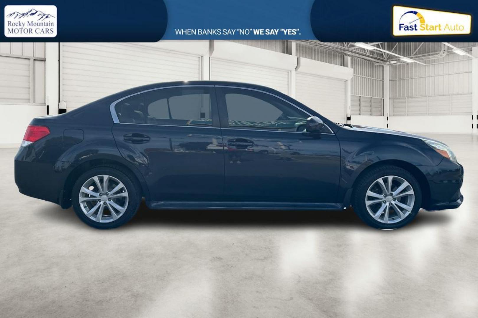 2013 Blue Subaru Legacy 2.5i Premium (4S3BMBC63D3) with an 2.5L H4 SOHC 16V engine, Continuously Variable Transmission transmission, located at 7755 State Street, Midvale, UT, 84047, (801) 753-9063, 40.610329, -111.892159 - Photo#1