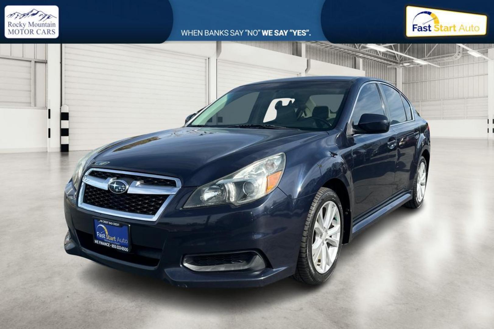 2013 Blue Subaru Legacy 2.5i Premium (4S3BMBC63D3) with an 2.5L H4 SOHC 16V engine, Continuously Variable Transmission transmission, located at 7755 State Street, Midvale, UT, 84047, (801) 753-9063, 40.610329, -111.892159 - Photo#8