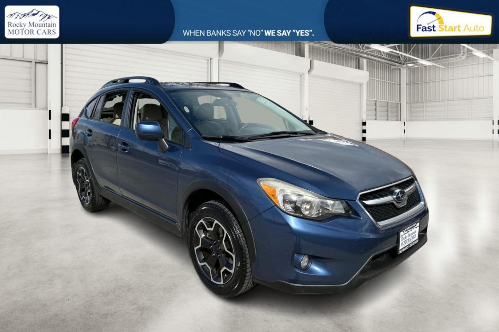 2013 Blue Subaru XV Crosstrek 2.0 Limited (JF2GPAGC2DH) with an 2.0L L4 DOHC 16V engine, Continuously Variable Transmission transmission, located at 344 S Washington Blvd, Ogden, UT, 84404, (801) 399-1799, 41.255482, -111.970848 - Photo#0