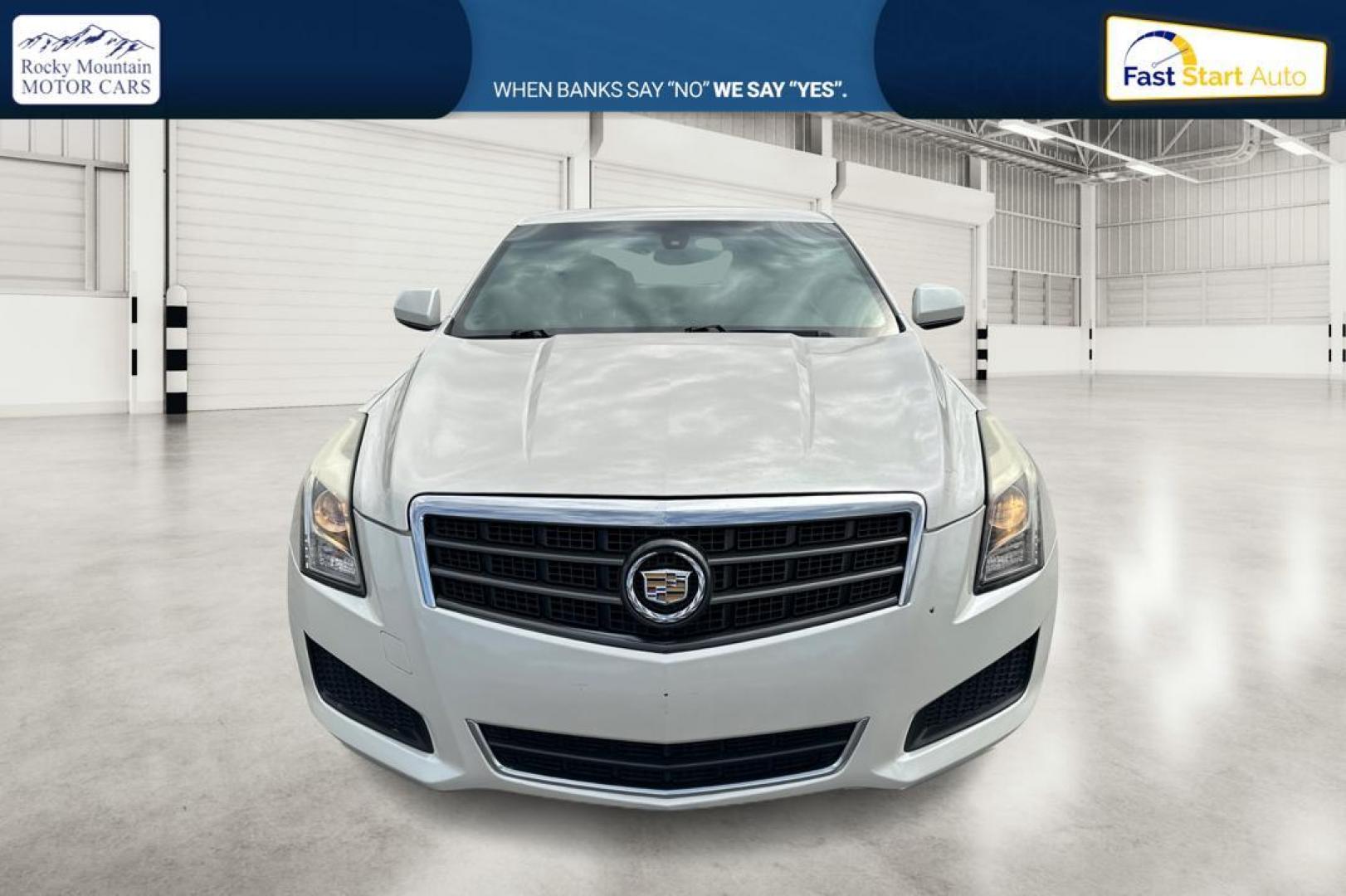 2014 White Cadillac ATS 2.0L Base RWD (1G6AA5RX2E0) with an 2.0L L4 DOHC 16V engine, Automatic, 6-Spd transmission, located at 7755 State Street, Midvale, UT, 84047, (801) 753-9063, 40.610329, -111.892159 - Photo#7